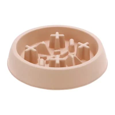 1 pc Convenient Round Pet Bowl for Indoor and Outdoor