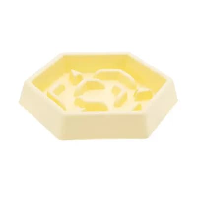 1 pc Convenient Hexagon Shape Pet Bowl for Indoor and Outdoor