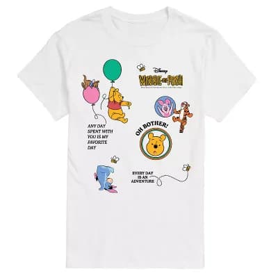Disney's Winnie The Pooh Men's Collage Graphic Tee