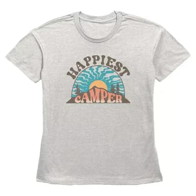 Women's Happiest Camper Graphic Tee