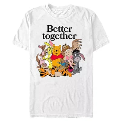 Men's Disney's Winnie The Pooh And Friends Better Together Graphic Tee