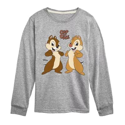 Disney's Chip 'N' Dale Boys 8-20 Smiles Long Sleeve Graphic Tee