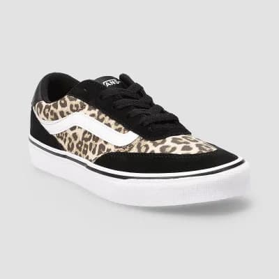 Vans® Brooklyn Women's Leopard Lace-Up Casual Sneakers
