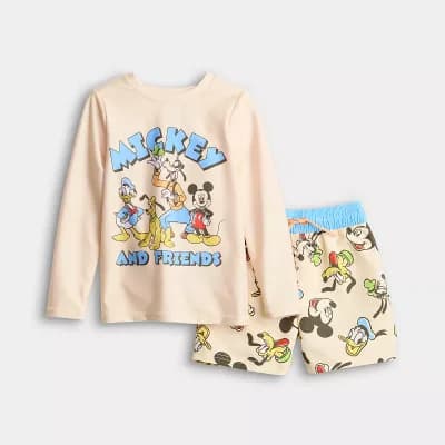 Baby & Toddler Boy Disney's Mickey Mouse 2 pc Swim Set