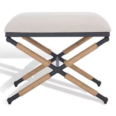 Safavieh Carmelo Upholstered Ottoman