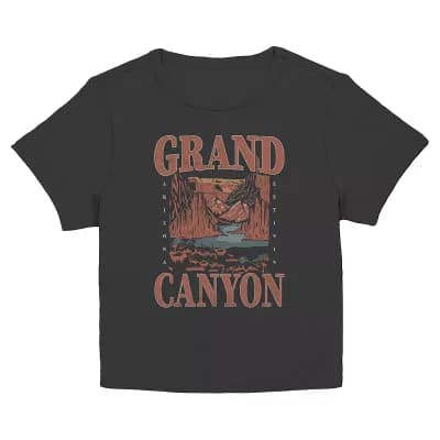 Juniors' Grand Canyon Arizona Est 1919 Graphic Baby Tee
