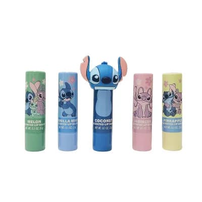 Disney's Lilo & Stitch 6 pc Topper & Lip Balm Set