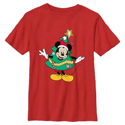 Boys 6-20 Disney's Mickey Mouse Christmas Tree Graphic Tee
