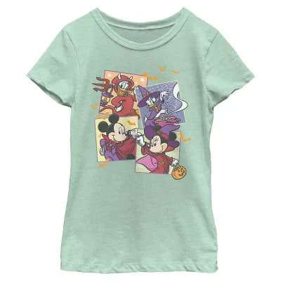 Girls' Disney's Mickey & Friends Spooky Portraits Graphic Tee
