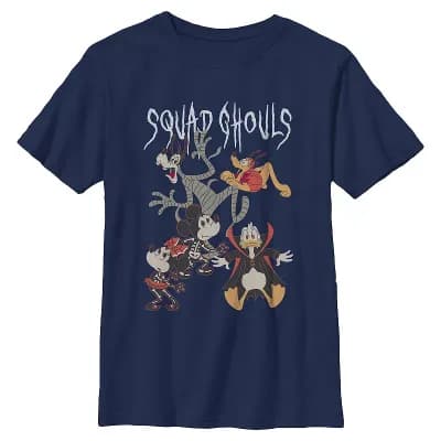 Boys 8-20 Disney's Mickey & Friends Squad Ghouls Graphic Tee