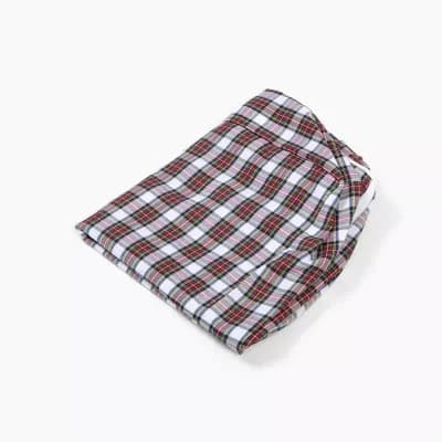 Midlee Christmas Plaid Dog Bed Cover