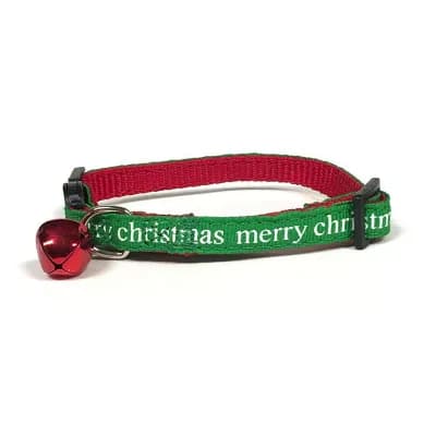 Midlee Merry Christmas Cat Collar With Safety Buckle