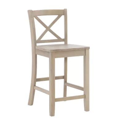 Linon Torino X Back Counter Stool