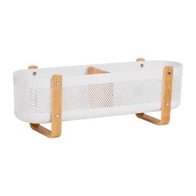 Mind Reader Divided Storage Basket