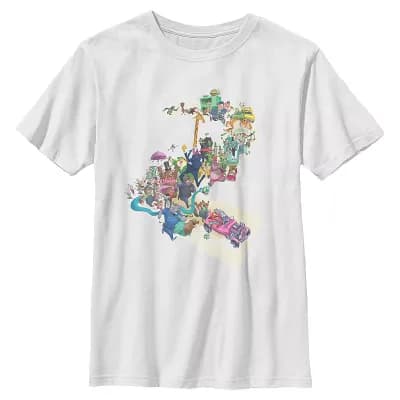 Boys 6-20 Disney's Zootopia 2 Animals' Line Graphic Tee