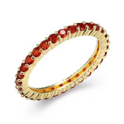 Classic Treasures Sterling Silver Lab-Created Gemstone Ring