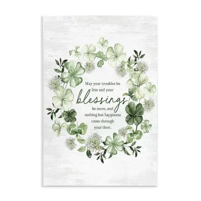 Stupell Home Decor Irish Proverb Wreath Wall Art