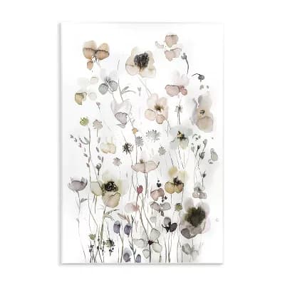 Stupell Home Decor Soft Cottage Florals Canvas Wall Art
