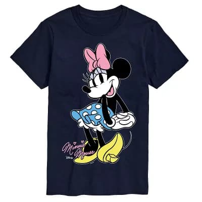 Big & Tall Disney's Minnie Mouse Retro Style Graphic Tee