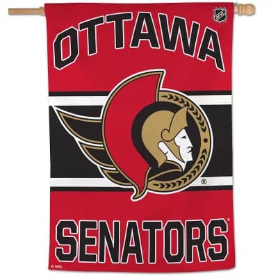 WinCraft Ottawa Senators 28" x 40" Single-Sided Vertical Banner