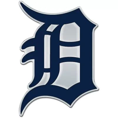 WinCraft Detroit Tigers Colored Chrome Auto Emblem