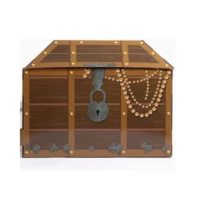 Midlee Treasure Chest Cat Scratcher House