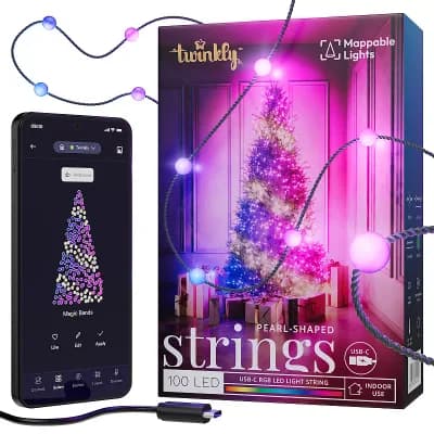 Twinkly Pearl-Shaped 100 LED String Lights