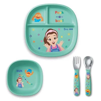 NUK Ms. Rachel 4 pc Tableware Set