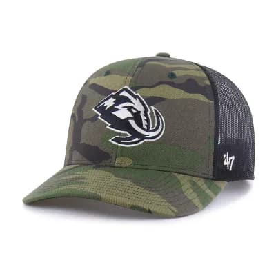 Men's '47 Camo Utah Mammoth Trucker Snapback Hat