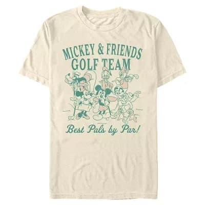Men's Disney's Mickey & Friends Golf Team Graphic Tee