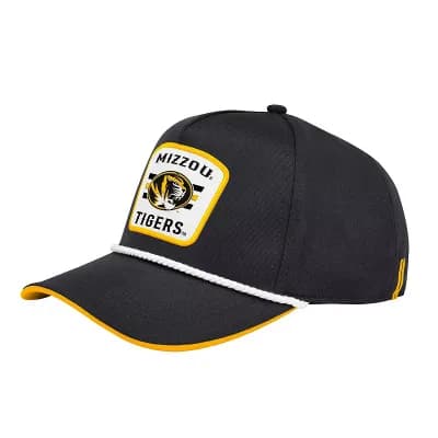 Men's Colosseum Black Missouri Tigers Hits the Road Podium Adjustable Hat