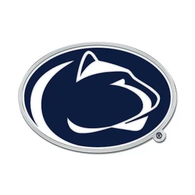 WinCraft Penn State Nittany Lions Colored Chrome Auto Emblem
