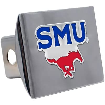 WinCraft SMU Mustangs Premium Metal Hitch Cover