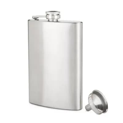 TrueFlask™: 8 oz Stainless Steel Flask
