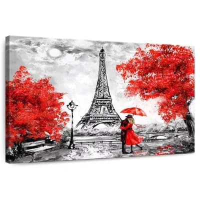 Paris Couple Pop Wall Art