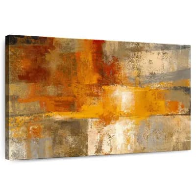 Silver and Amber Wall Art