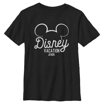 Boys 6-20 Disney Vacation 2026 Graphic Tee