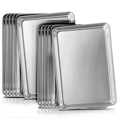 Eatex Aluminum Half Baking Sheet Pack 12