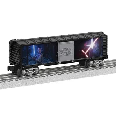 Disney's Star Wars Kylo Ren & Rey Illuminated Boxcar Model Train