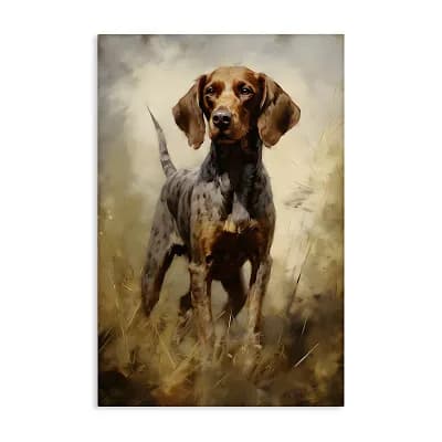 Stupell Home Decor Alert Hunting Dog Wall Art