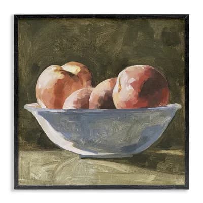 Stupell Home Decor Apples in Bowl Still Life Wall Art