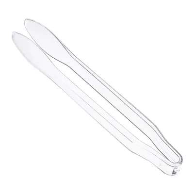 12" Disposable Plastic Serving Tongs - 48 pc