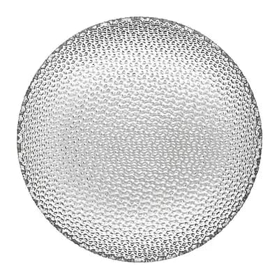 Clear Glass Plate for Salads and Desserts, 7.5-Inch Pebble Pattern - 1 pc