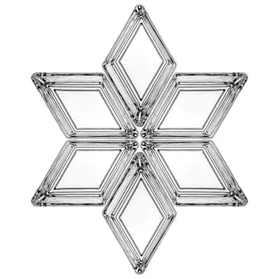 Diamond Shape Clear Mini Serving Dish for Appetizers and Sides - Set of 6