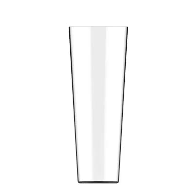 Handblown Clear Glass Conical Vase for Flowers or Branches