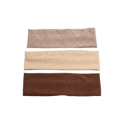 Emberly 3-Pack Eyelet Headbands