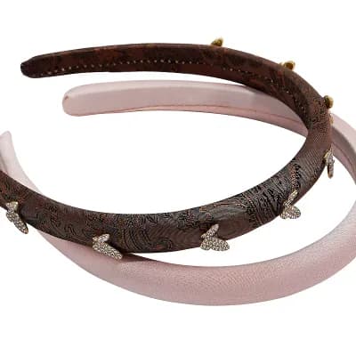 Emberly 2 pc Butterfly Headband Set