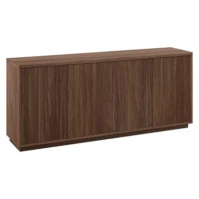 Finley & Sloane Alston 68" Wide Rectangular Fluted Buffet Table