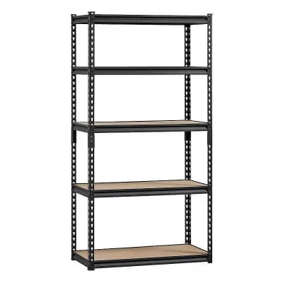 Heavy-Duty Steel Storage Rack with Tool-Free Assembly for Garage or Home