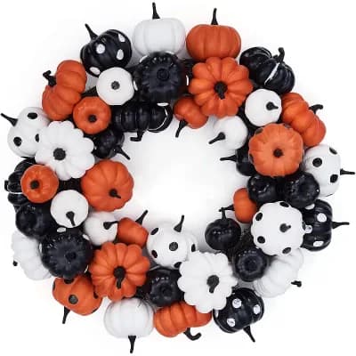 24 Inch Pumpkin Wreath